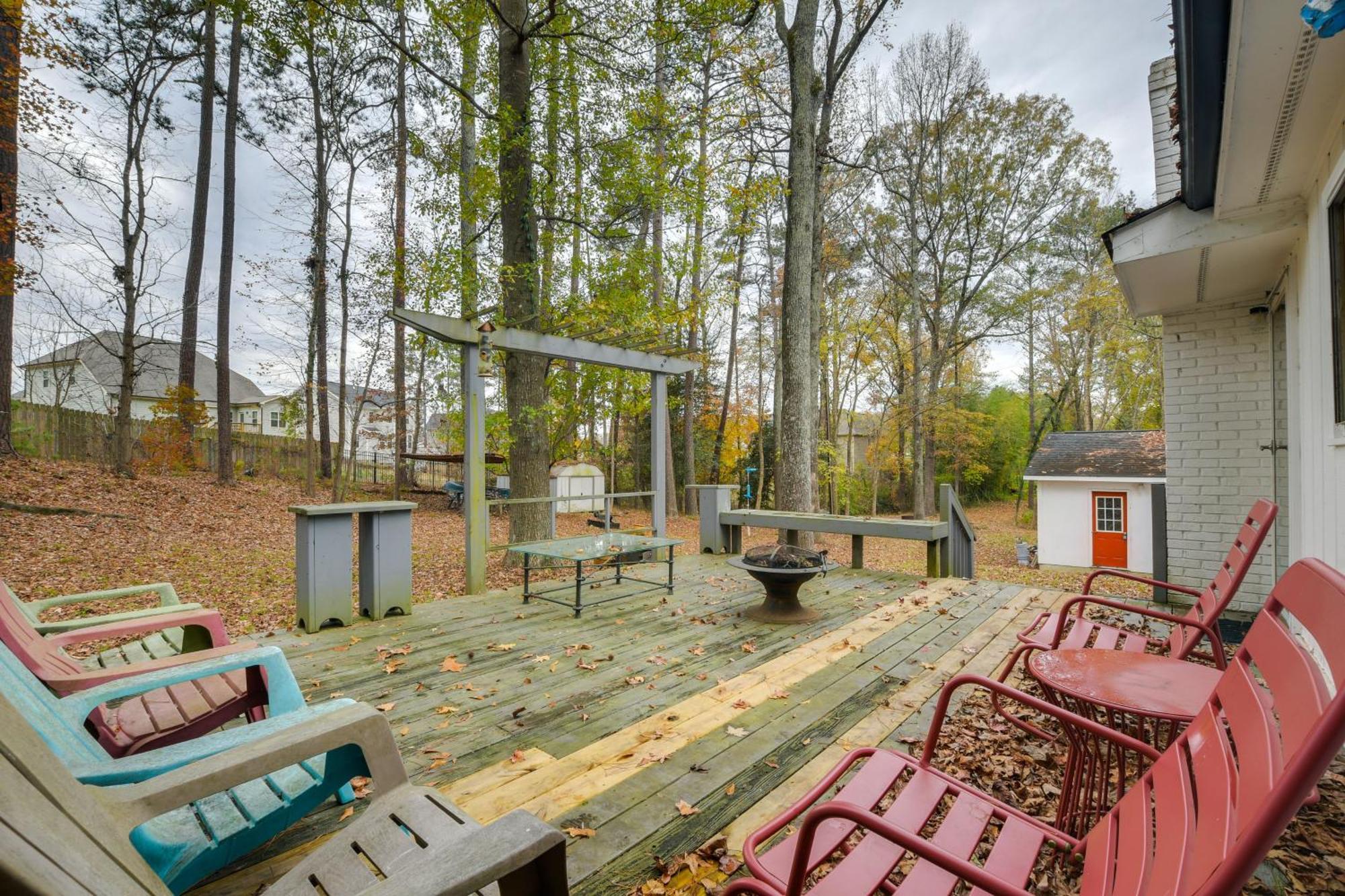 Serene Family Home With Deck In Knightdale! Экстерьер фото